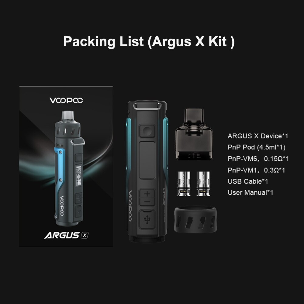 VOOPOO-Cigarette-lectronique-Argus-Pro-Argus-X-Pod-Mod-Kit-80W-4-5ml-PnP-Pod-Tank-5