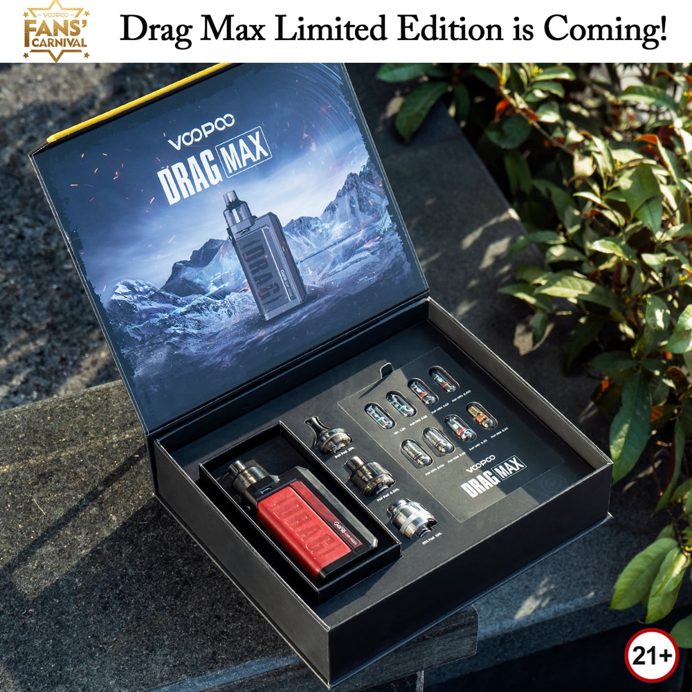 VOOPOO-Cigarette-lectronique-DRAG-Max-177W-dition-limit-e-Kit-Mod-Vape-RTA-MTL-PnP-Pod