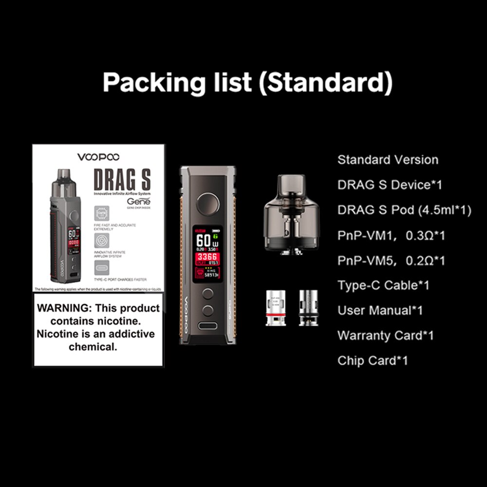 VOOPOO-Cigarette-lectronique-Drag-S-Pod-Mod-60W-avec-batterie-int-gr-e-2500mAh-PnP-Pod-5