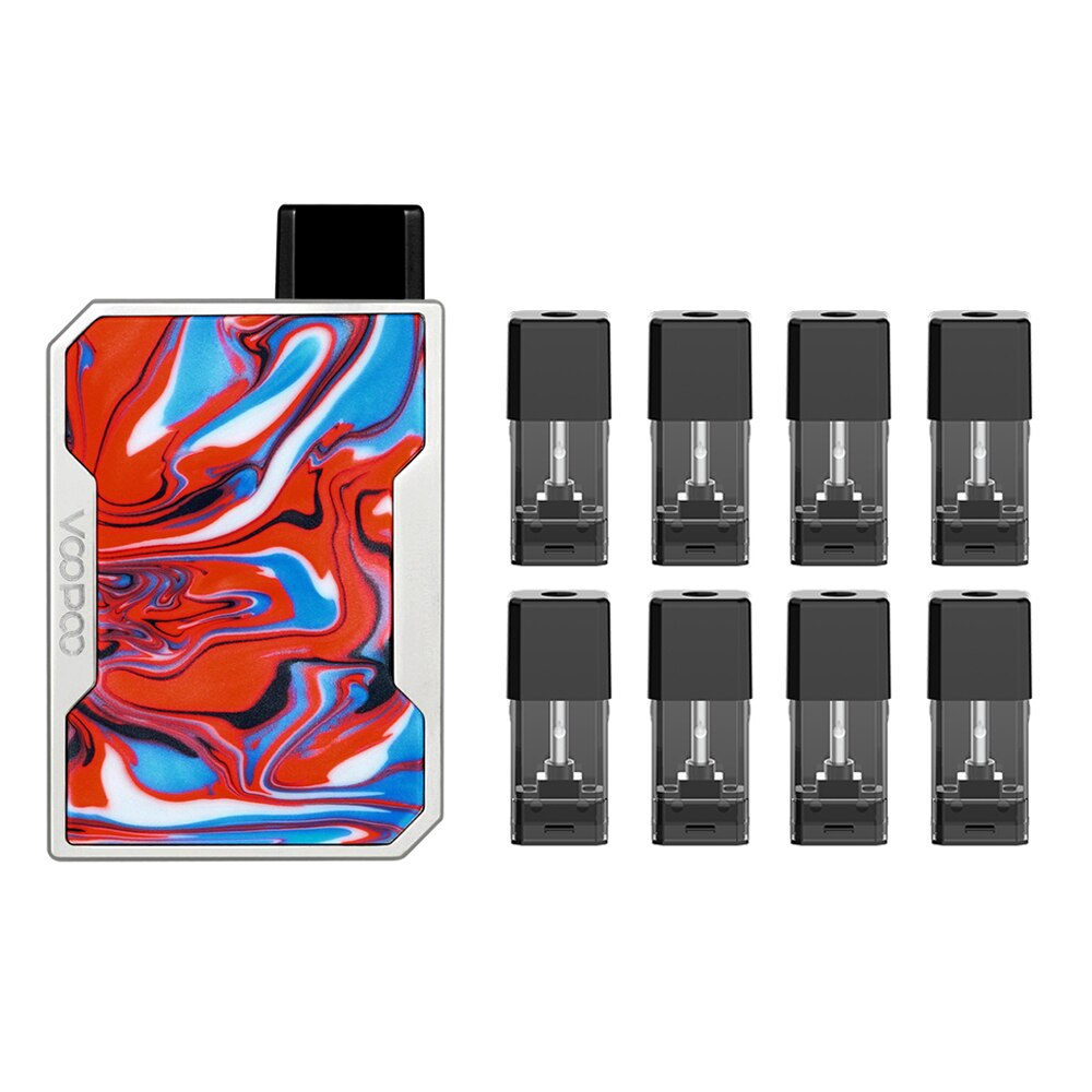 VOOPOO-Cigarette-lectronique-avec-cha-ne-pour-le-cou-cartouche-de-rechange-S-1-kit-de-4
