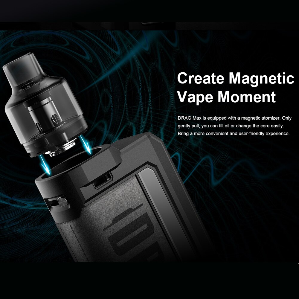 VOOPOO-DRAG-MAX-Mod-177W-Kit-avec-r-servoir-magn-tique-de-4-5ml-GENE-FAN-2