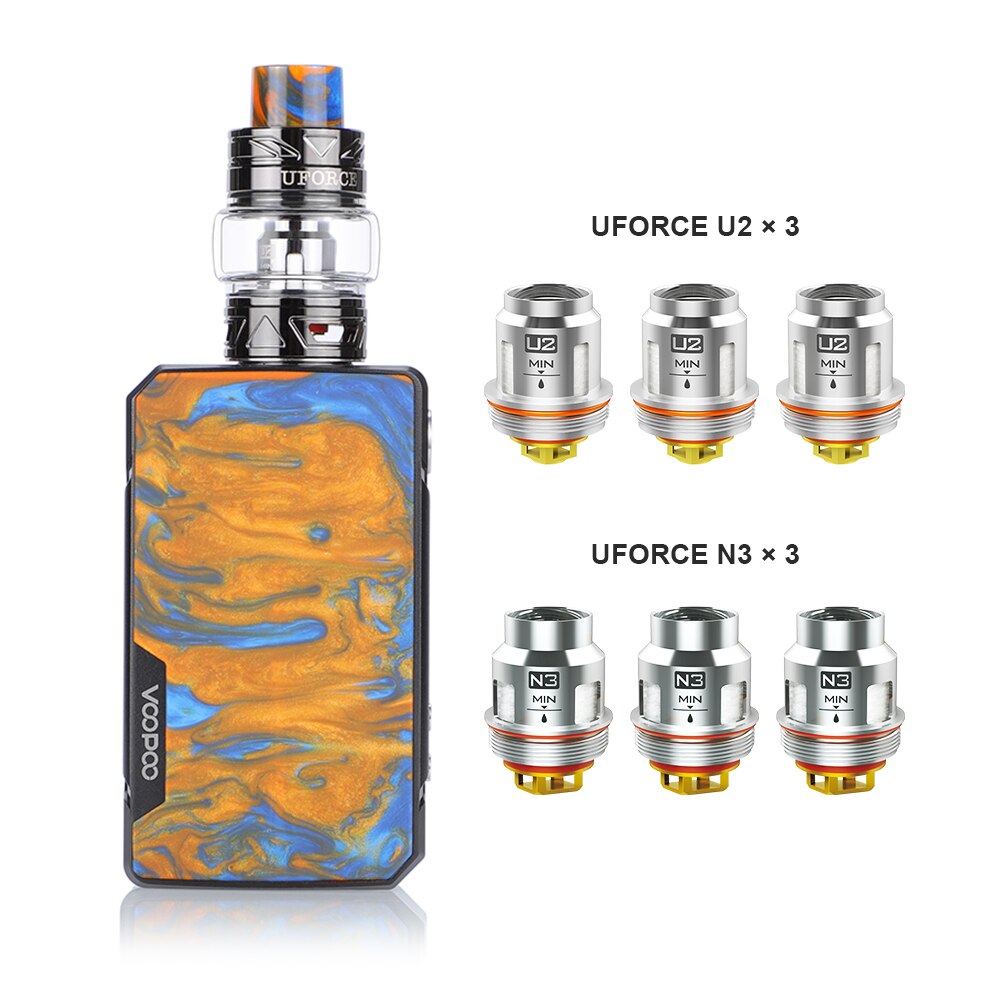 VOOPOO-Drag-2-177W-Mod-Vape-r-servoir-de-5ml-Uforce-T2-avec-bobine-U2-N3-5